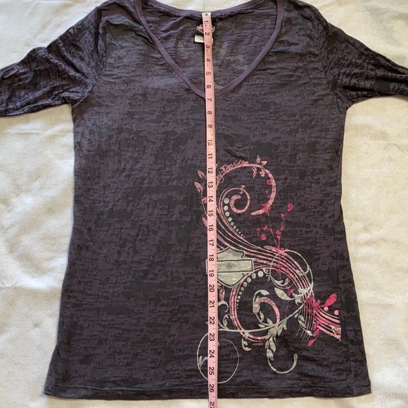 SOLD Harley-Davidson Burnout Long Sleeve Top - Picture 7 of 7